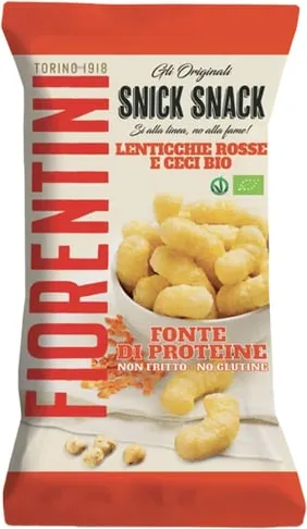 Био снакс от червена леща и нахут 45г