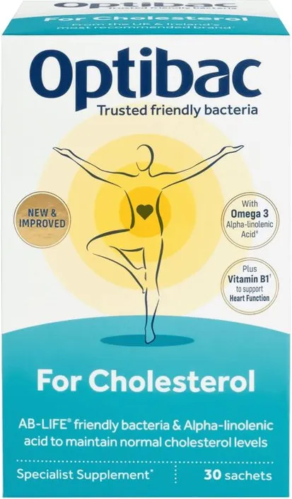 Пробиотик с Омега 3 за поддържане на нормални нива на холестерола 30 сашета