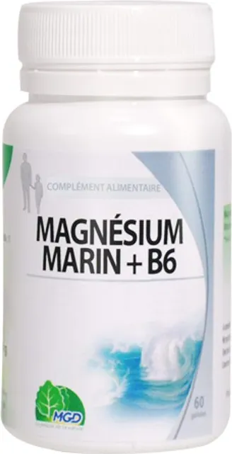 Морски магнезий + Витамин B6 30 капсули
