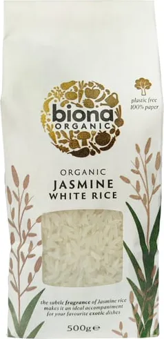Био бял жасминов ориз 500г
