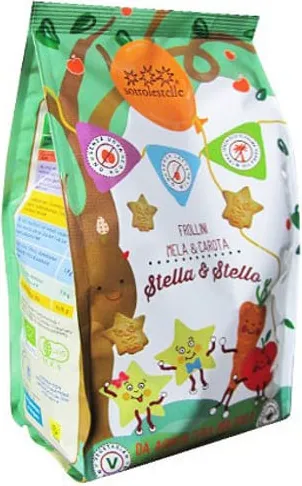 Био пшенични бисквити с ябълки и моркови 300г