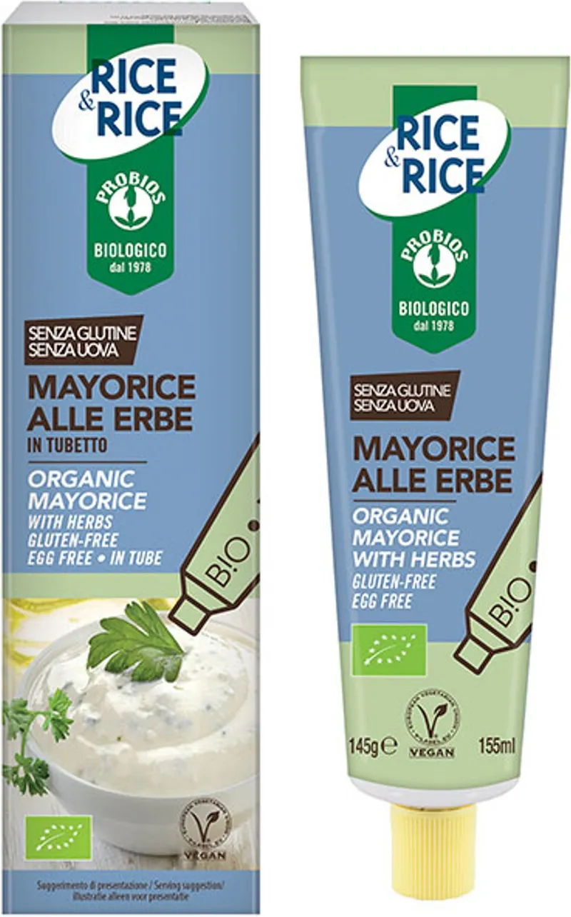 Био оризова майонеза с билки 145г