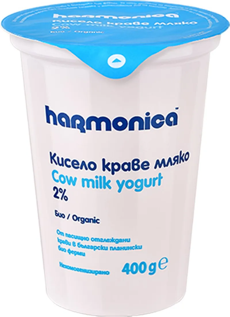 Био кисело мляко Хармоника 2% - 400г