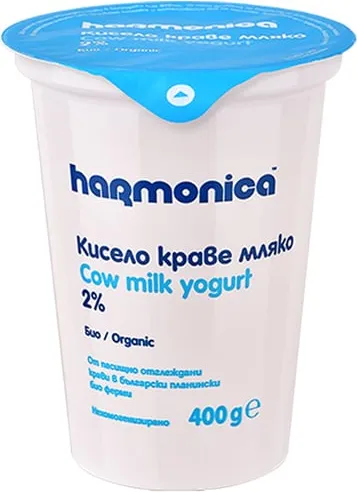 Био кисело мляко Хармоника 2% - 400г