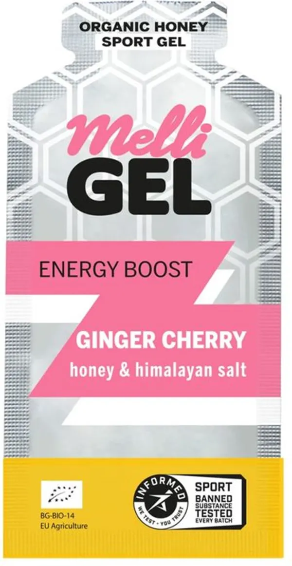 Био енергиен гел джинджър чери 32г