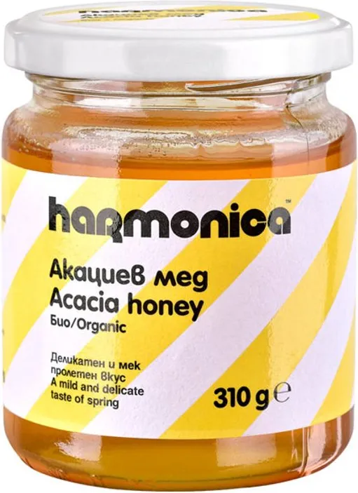 Био акациев пчелен мед Хармоника 310г