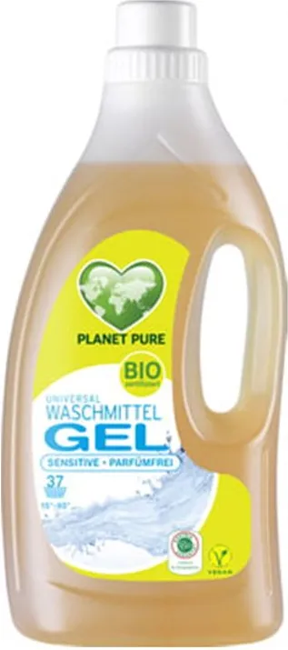 Органичен течен универсален гел за пране за чувствителна кожа без аромат 1,5л