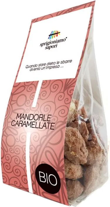 Био бадеми карамелизирани 100г
