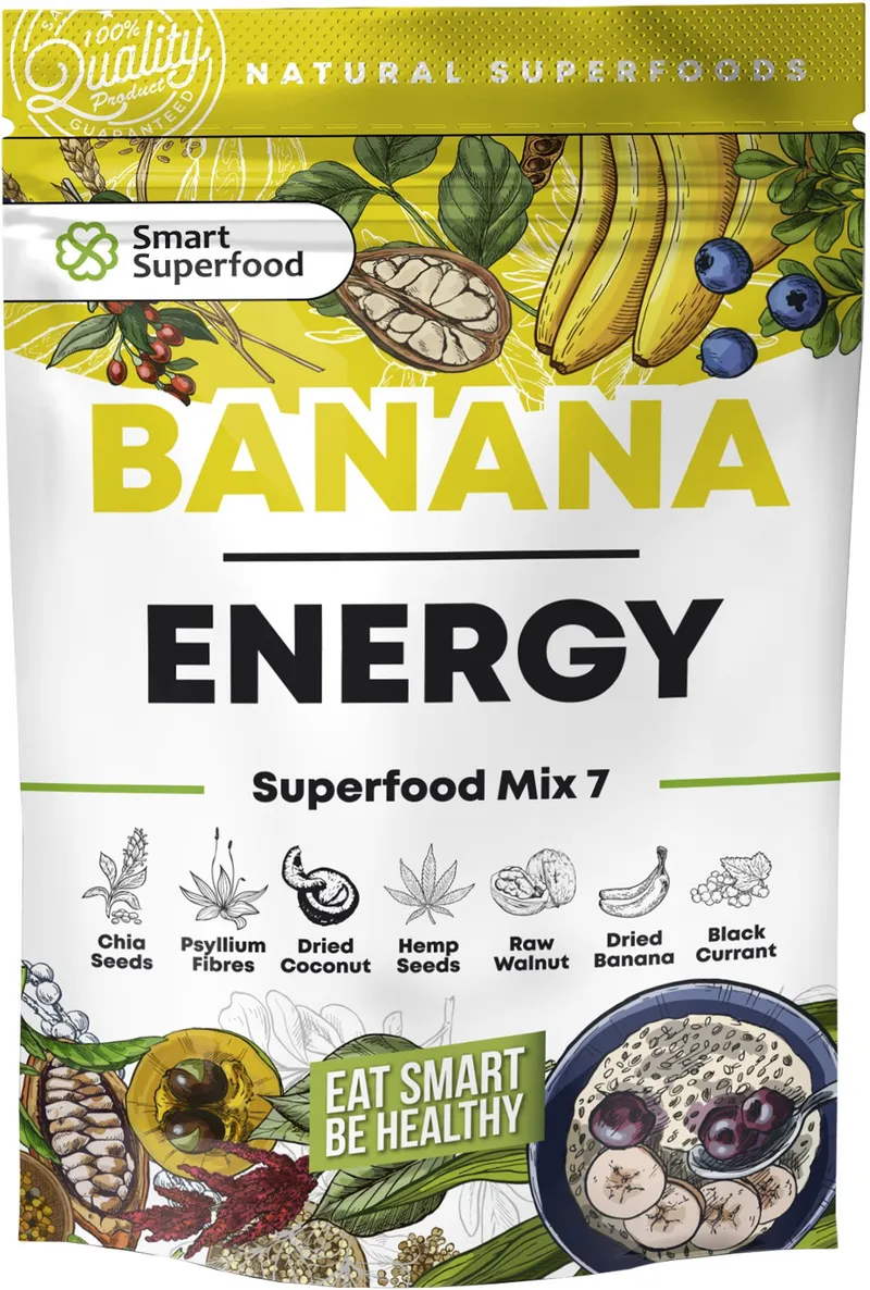 Superfood Mix 7 Banana Energy 200г - 10 порции