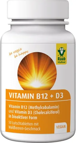 Витамин B12 + D3 60 таблетки х 1,5g