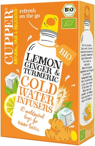 Био чай лимон и джинджифил за студени напитки 27г