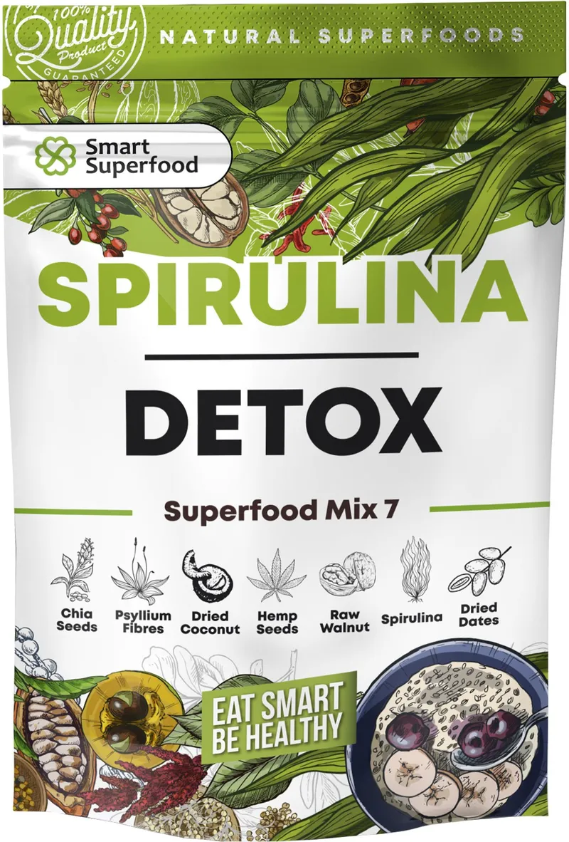 Superfood Mix 7 Spirulina Detox 200г - 10 порции