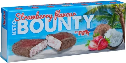 Протеиново кето барче с вкус на ягода 1бр.