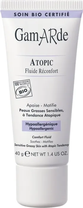 Органичен атопичен флуид за лице 40г