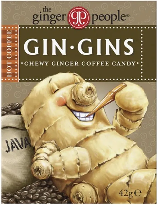 Дъвчащи бонбони с джинджифил и кафе 42г