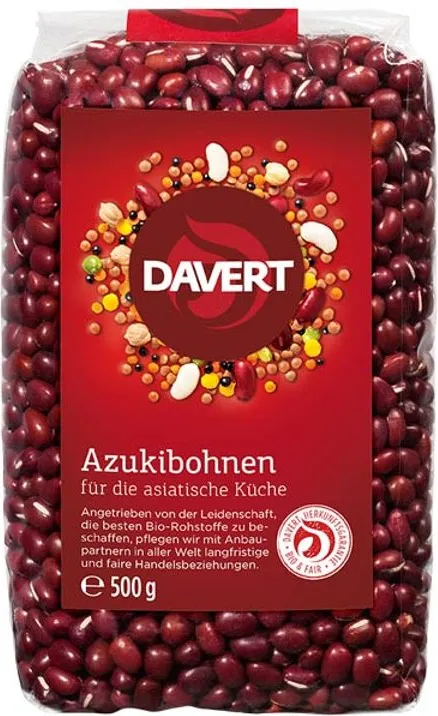 Био боб адзуки 500г