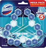 Domestos Power 5 тоалетно блокче Океан 3X55 ГР