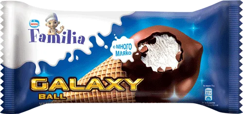Galaxy Сладолед  Ice cream ванилия 73 ГР