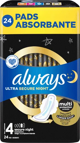 Always Ultra Secure night Превръзки 24 БР