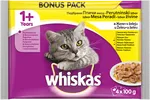 Whiskas Pouch Птичи ястия 4x100гр 400 ГР