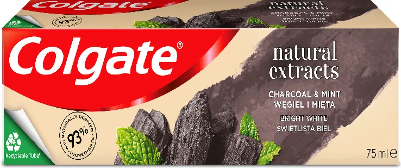 Colgate Natural Extract Carbon + White 75 МЛ