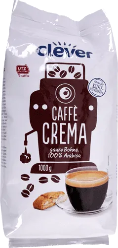 Clever Кафе на зърна Crema 1 КГ