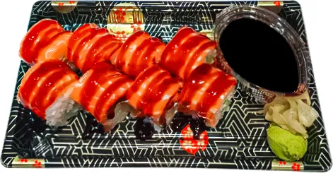 Урамаки Филаделфия Сьомга Рол Суши 8бр 250гр 1 БР