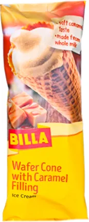 BILLA Сладолед  Ice cream карамел 110 ГР