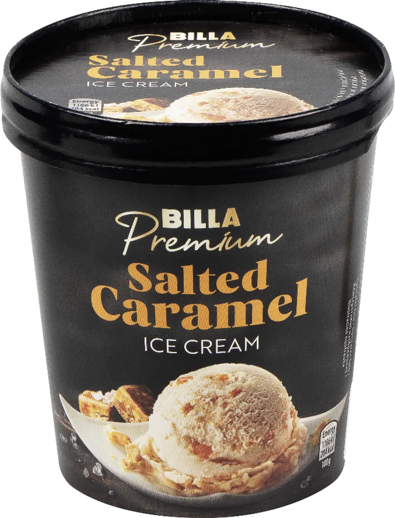 BILLA Premium Сладолед солен карамел 500 МЛ