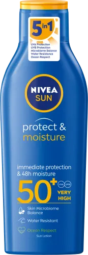 Хидратиращ слънцезащитен лосион Nivea Sun SPF 50+, 200 мл