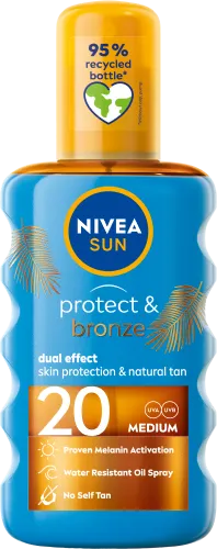 Хидратиращ слънцезащитен лосион Nivea Sun SPF 20+, 200 мл