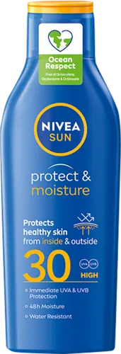 Хидратиращ слънцезащитен лосион Nivea SPF 30, 200 мл