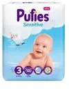 Pufies Sensitive 3 Giant Pack 6-10 КГ Бебешки пелени 100 БР