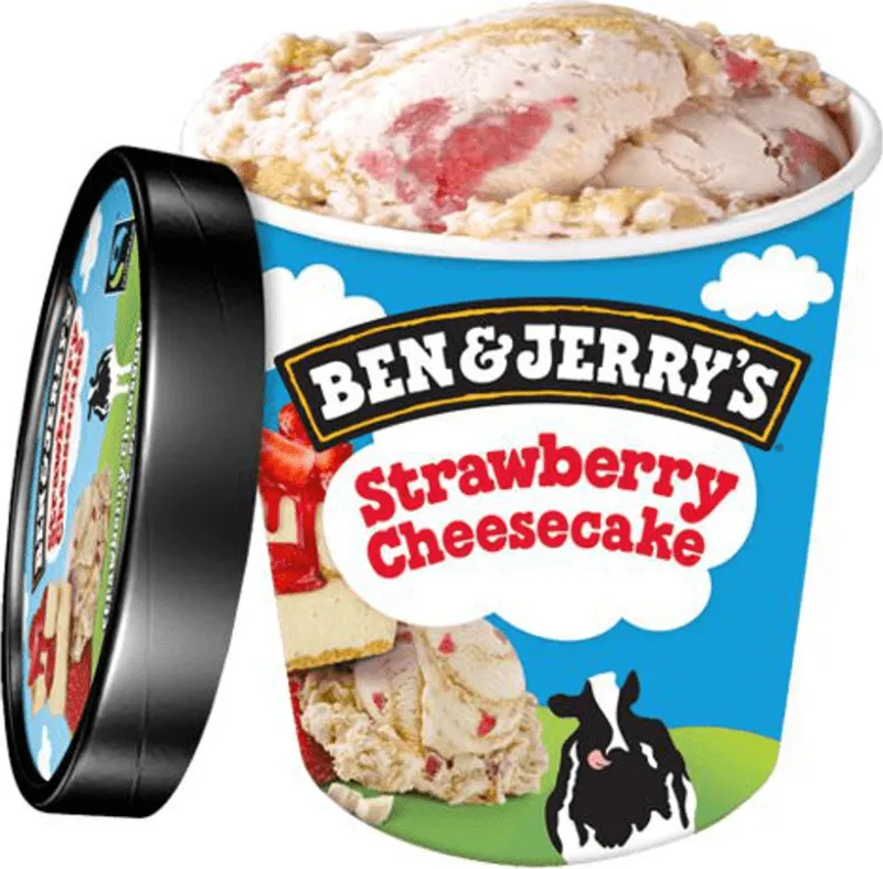 Ben&Jerry Сладолед strawberry cheesecake 465 МЛ