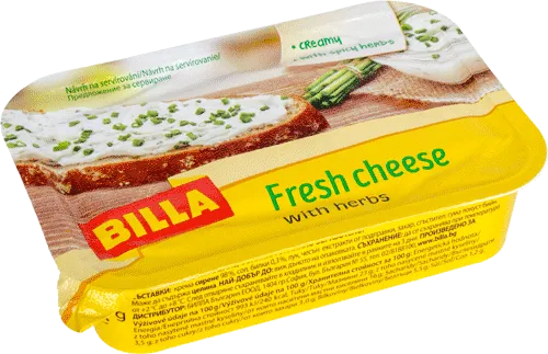 BILLA Крема сирене за мазане с подправки 200 ГР