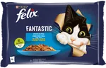 Felix Fantastic Пауч за котка мултиоп. сьомга и писия грил в желе 340 ГР