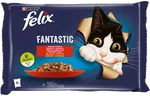 Felix Fantastic Пауч за котка фермерско меню в желе 340 ГР