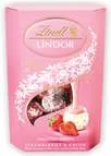 Lindt Бонбони Lindor бял шоколад и ягоди 200 ГР