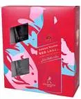 Johnnie Walker Уиски Червен етикет + 2 ниски чаши 0.7 Л