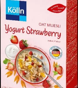 мюсли Kolln традиционно с йогурт, ягоди и овес 375гр