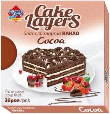 блат за торта Sweet Way какао 400гр