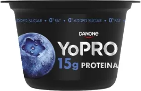йогурт протеинов YoPRO боровинка 160гр