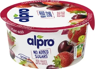 заквасен соев продукт Alpro ягода и череша 135гр