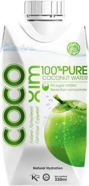 вода кокосова COCO XIM натурална 330мл