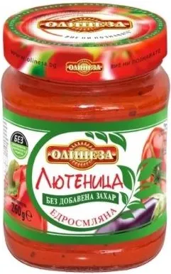 лютеница Олинеза едросмляна без добавена захар 260гр