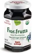 BIO конфитюр Fior di Frutta боровинки без захар 250гр