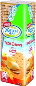 бисквити Житен Дар Petit Beurre 220гр