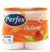 тоалетна хартия Perfex deluxe peach 3пл 4бр
