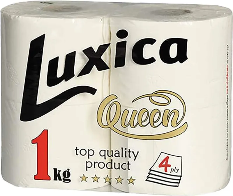 Тоалетна хартия Luxica Quartet 1 кг 4 пл. (4 бр.)