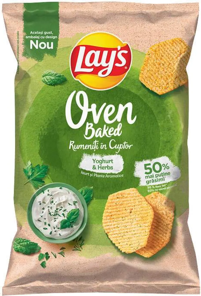 Чипс Лейс Печен Йогурт (125г)